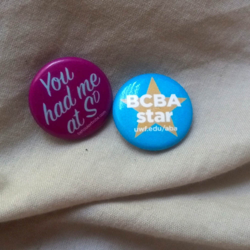 2 ABA BCBA PINS 🤓